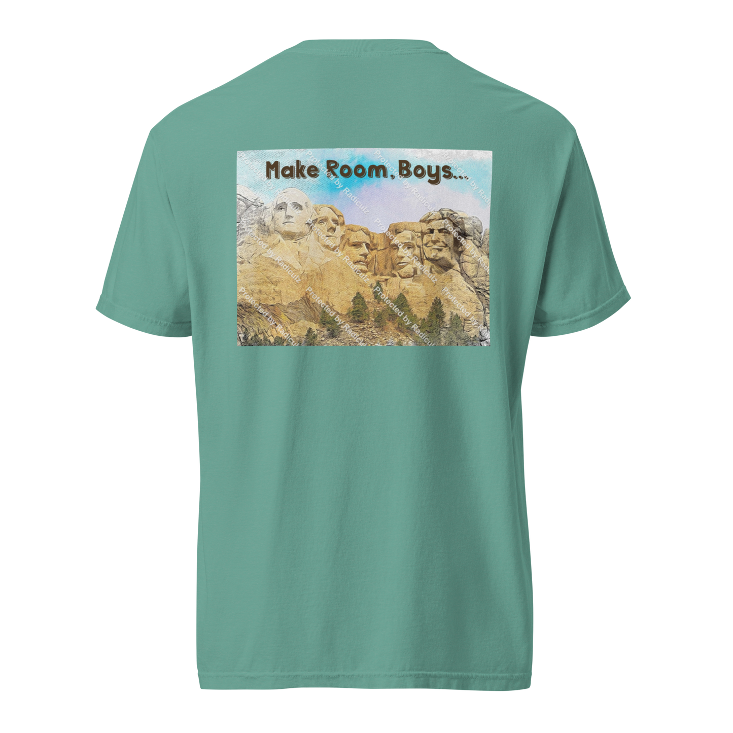 * We The People / Trump on Mt. Rushmore:  "Make Room, Boys" T-Shirt *